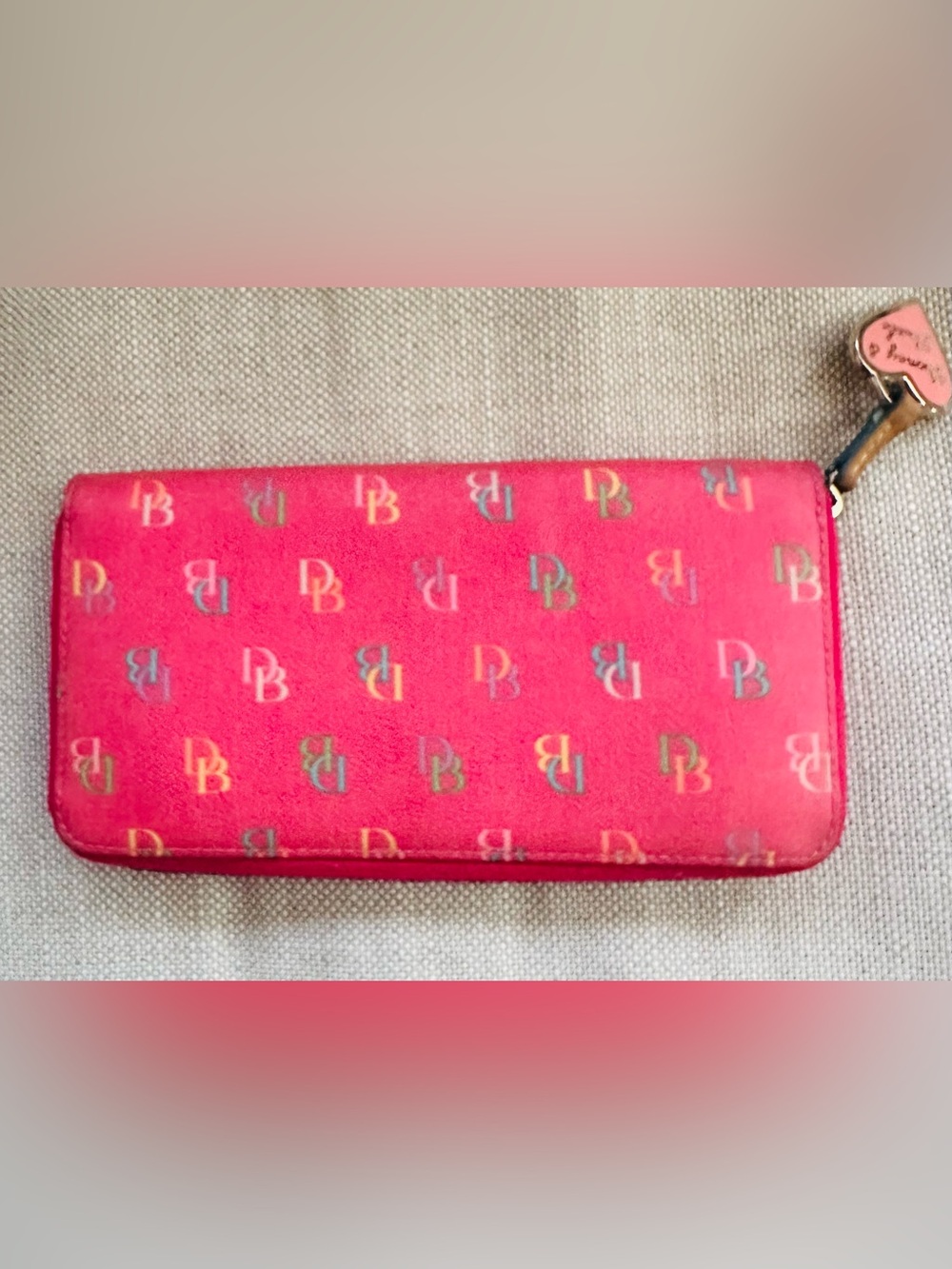 Dooney & Bourke Y2K Rainbow 🌈 Monogram Clutch - NWOT